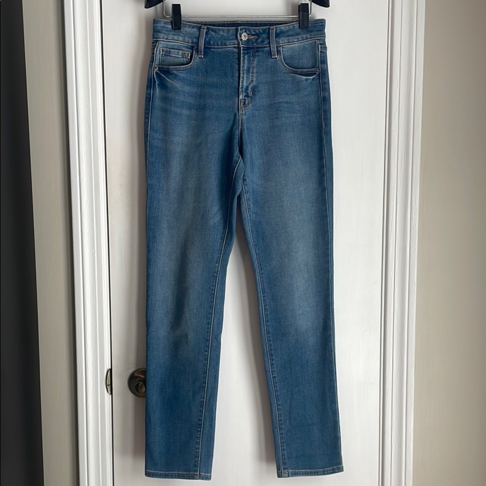 Old Navy High Rise Power Slim Straight Leg Jeans Size 2